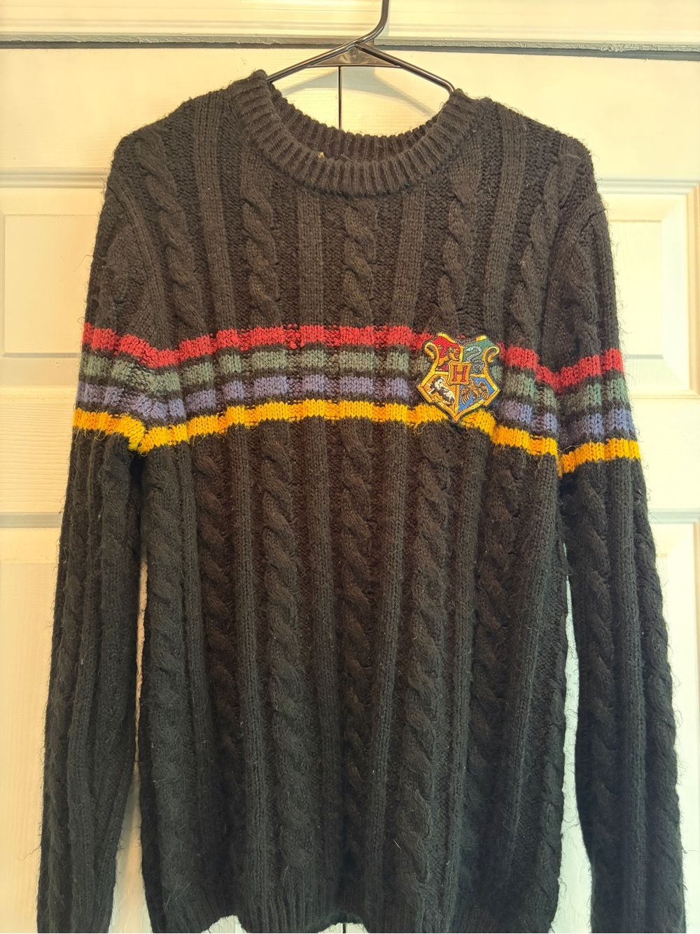 Hogwarts School Crest Knitted Sweater Harry Potter